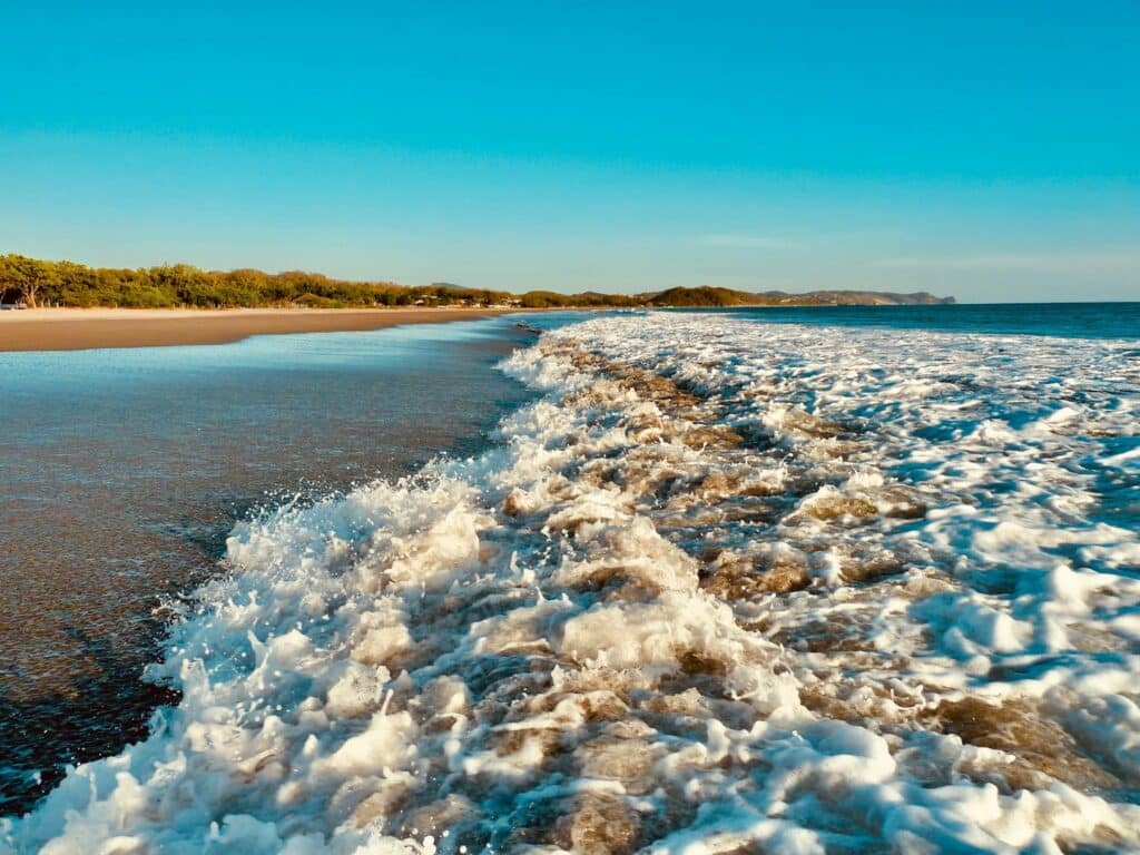 Waves in Nicaragua for Christian surf retreat ceremony